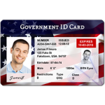 Custom Fake Novelty ID Card scannable with holograms