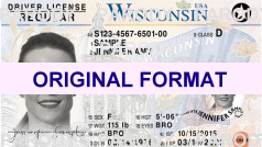 Scannable Wisconsin Fake ID Cards