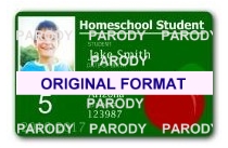 Fake Home school Student ID